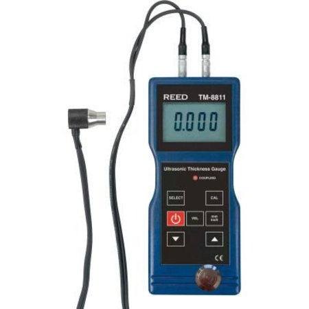 GEC Reed Instruments Ultrasonic Thickness Gauge, 0.05/7.9in, 1.5/200Mm TM-8811